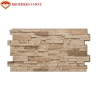 Tipo de piedra artificial exterior panel de pared de piedra cultivado de la PU del poliuretano de piedra del panel el falso
