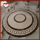 Diseño de lujo de las tejas de suelo del mármol del medallón del chorro de agua del diseño del palacio
