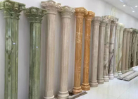 Columnas de piedra naturales de los pedestales decorativos, columnas de mármol multicoloras