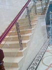 Las escaleras pisan la teja modificada para requisitos particulares fábrica de la losa de la piedra del mármol del paso y del tamaño de China de las canalizaciones verticales