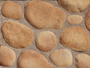 La piedra caliza artificial al aire libre moderna Cobblefield gris blanco interior del ante de la piedra de la cultura gris seca la pila