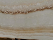 El panel retroiluminado blanco de madera de 16m m Jade Onyx Slab For Wall