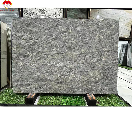 Pared y suelo Losas de granito negro en 18 20 mm de espesor con patrón de pizarras antiguas