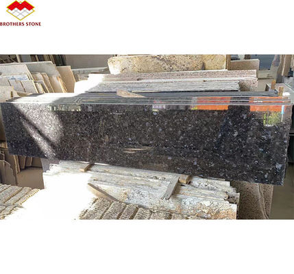 Diseño gráfico de la villa utilizando piedra de granito negro Shangri-La natural de la cantera africana