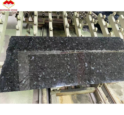 Diseño gráfico de la villa utilizando piedra de granito negro Shangri-La natural de la cantera africana