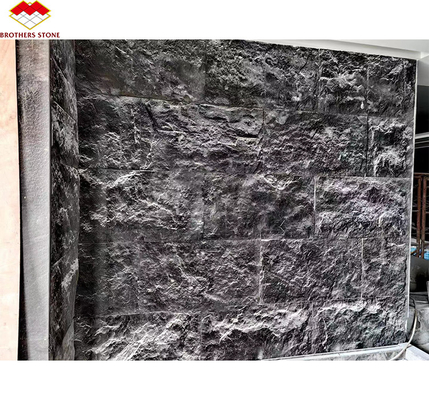 Via Lattea Granito Negro de azulejos afilados cortados a medida para un patrón de piso clásico y elegante