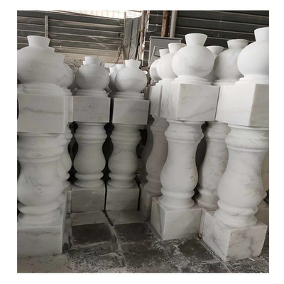 Baluster de piedra de mármol de granito blanco para barandillas personalizado Condiciones de entrega FOB/CNF