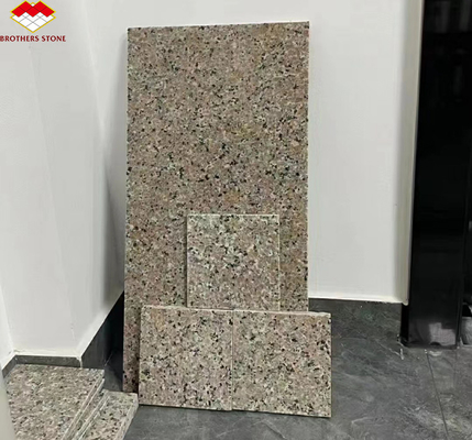 Moderno acabado de superficie afilada Rosa rosa Porrino 635 Granito de la losa para la decoración de la villa