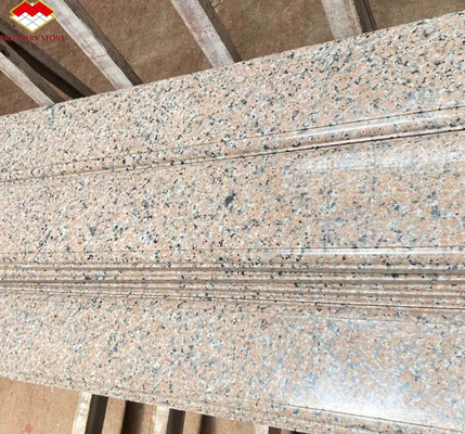 Moderno acabado de superficie afilada Rosa rosa Porrino 635 Granito de la losa para la decoración de la villa