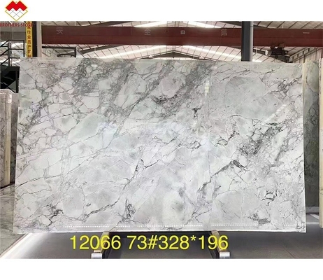 Hermanos piedra moderna Calacatta Borghini mármol blanco cuarcita losa para el piso de la villa