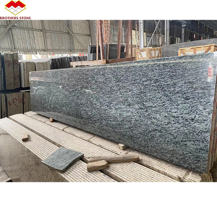 Bloques de granito de forma de piedra cortados a medida verde oliva G612 con acabado de superficie afilado