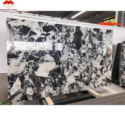 Piedra brillante de mármol negro de Napoleno pulido para Hotel Villa