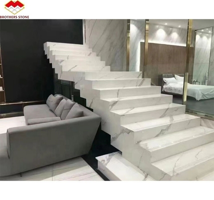 Actualice el interior de su hotel con pisadas de escaleras de diseño moderno de material de piedra artificial