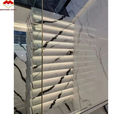 Actualice el interior de su hotel con pisadas de escaleras de diseño moderno de material de piedra artificial