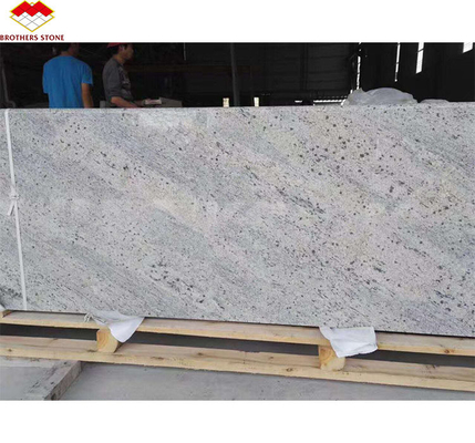 La placa de granito de textura blanca cortada a medida exportada de la India para el diseño de villas y hoteles