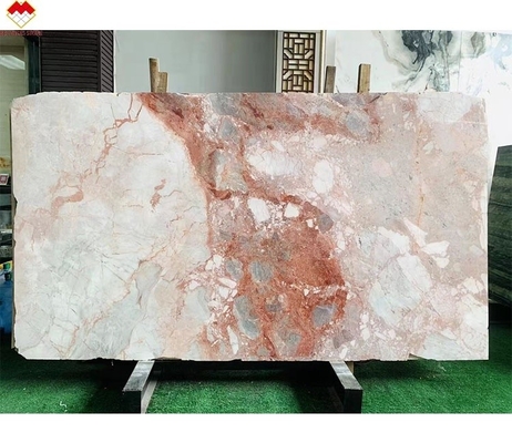 Marmol natural rosa humeante para baldosas de piso de lujo