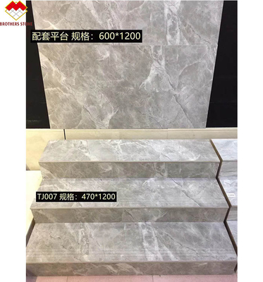 Absorción de agua de aproximadamente 0.12% Moderno porcelana vidriada de escaleras de azulejos para escaleras