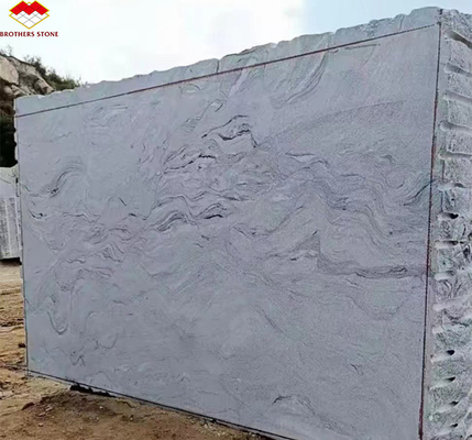 Low Per Square Foot Placas de granito blanco de viscón para revestimiento de paredes exteriores de villas modernas