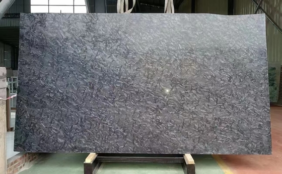 Superficie de cuero cepillado natural Matriz Versacenegro Clásico Negro Cuartzita de Brasil