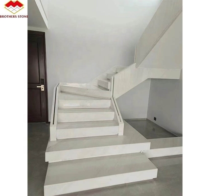 Interior Villa Moderna Escaleras de Piedra Natural Diseño para escalones rectos pulidos