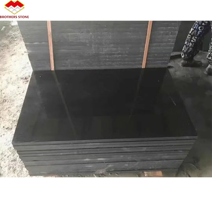 Estilo de diseño moderno Shanxi Bloques de granito negro de 18 mm de espesor