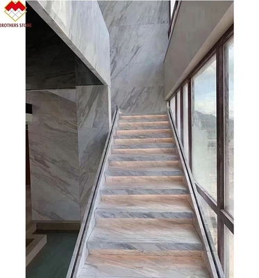 Lámpara LED moderna de escalera interior antideslizante de diseño de mármol blanco cristalino FOB