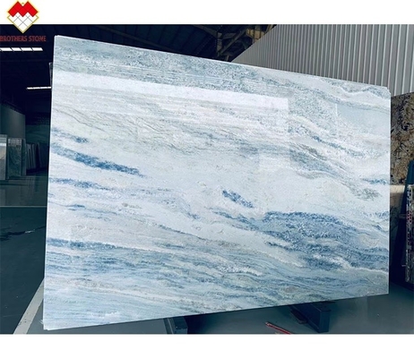 FOB Comercio retroiluminado Azul Roma Quartzita Eslab Ideal para el mostrador de la vanidad en Brasil