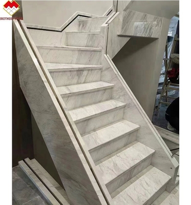 Lámpara LED moderna de escalera interior antideslizante de diseño de mármol blanco cristalino FOB