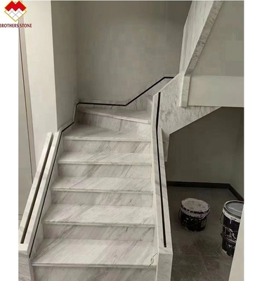 Lámpara LED moderna de escalera interior antideslizante de diseño de mármol blanco cristalino FOB