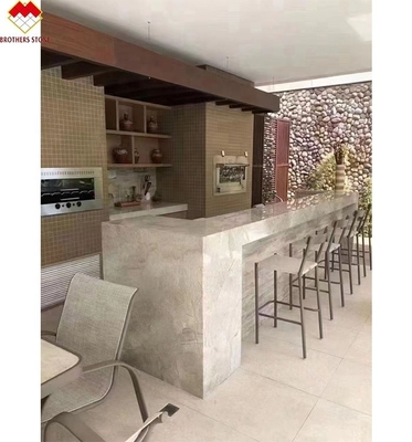 Luz Beige Natural Taj Mahal Marmo de piedra de escritorios y encimeras de mesa Diseño de Brasil