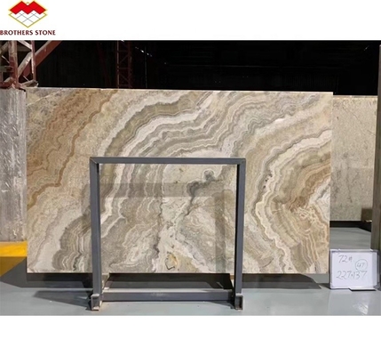Piedra de ónix translúcida pulida Diseño moderno para luz natural Tinta de jade Marmol Gran pizarra