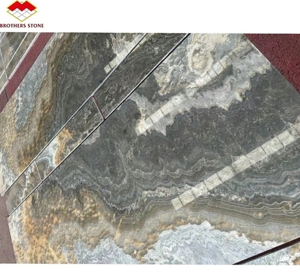 Piedra de ónix translúcida pulida Diseño moderno para luz natural Tinta de jade Marmol Gran pizarra