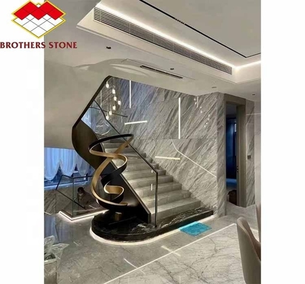 Piedra de mármol de calcita de lujo bordes pulidos para el salón Pared de fondo