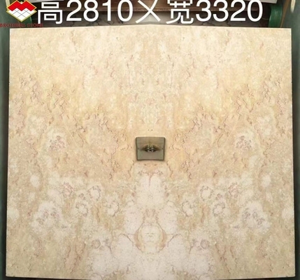 Moderno diseño de mármol pulido Bookmatch Tiles personalizado retroiluminado de dragón rojo de jade ónix pared