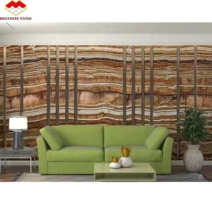 Textura translúcida de ónix de mármol del mar Negro pulido para decoración de paneles de pared interiores