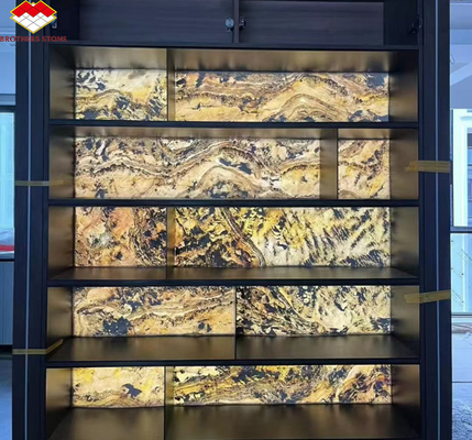 Veneer de piedra natural para paneles de pared interiores modernos y flexibles