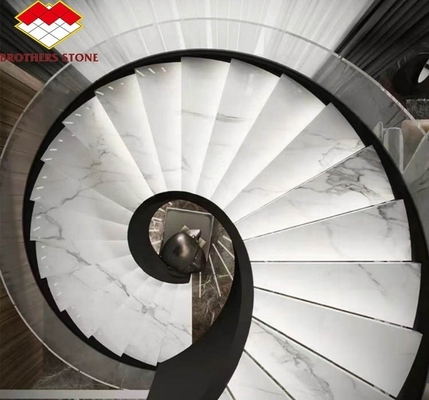 Diseño gráfico de interiores escalones de piedra artificial azulejos para escaleras sinterizadas modernas
