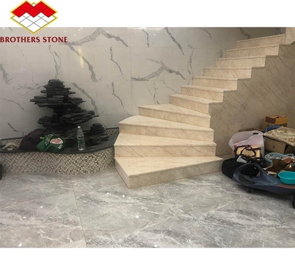 Diseño gráfico de interiores escalones de piedra artificial azulejos para escaleras sinterizadas modernas