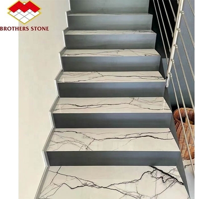 Diseño gráfico de interiores escalones de piedra artificial azulejos para escaleras sinterizadas modernas