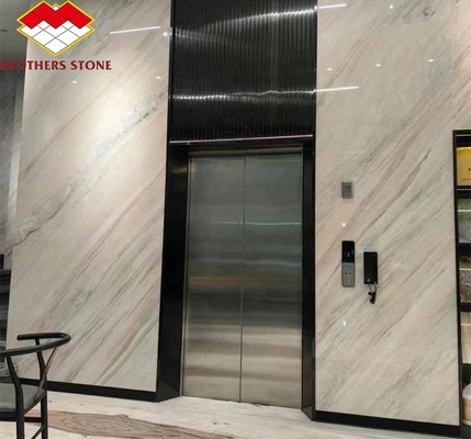 Escaleras de mármol de galaxia blanca para baños en villas