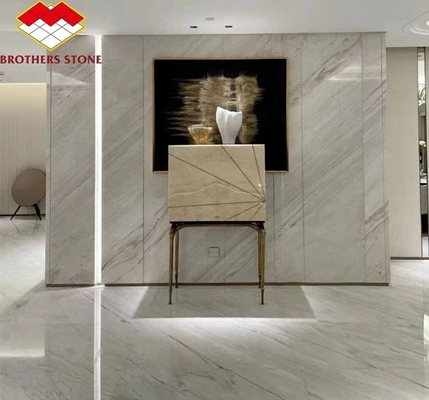 Escaleras de mármol de galaxia blanca para baños en villas