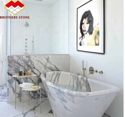 Bañera de piedra de mármol cortada a medida para el salón del hotel