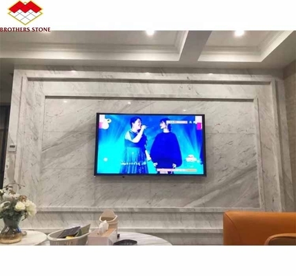 Piedra natural cortada a medida Foshan Jazz griego White Marble Slab con acabado pulido