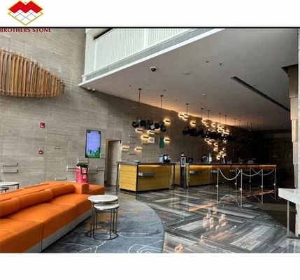 Pisos de piedra natural moderna de mármol, baldosas de pared en acabado afilado para la actualización del hotel 2024