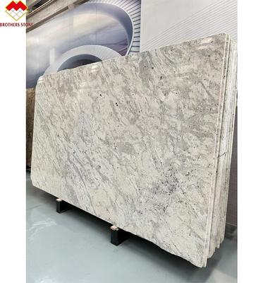 Tejas de piso de pared de isla de cocina de granito blanco de Alaska pulido 60 * 60cm
