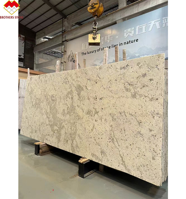 Tejas de piso de pared de isla de cocina de granito blanco de Alaska pulido 60 * 60cm