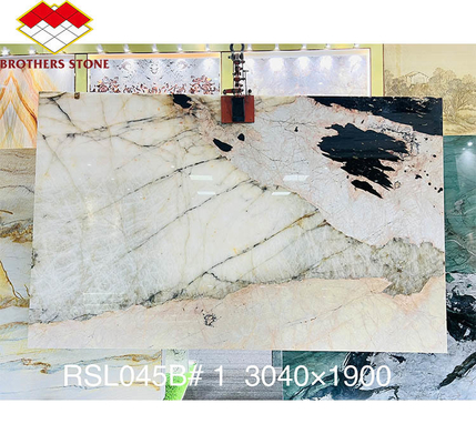 Piedra natural Pandora Mármol Gran pizarra diseños de corte a medida para muros de hoteles modernos