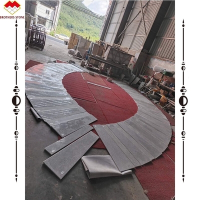 ODM/OEM personalizado de mármol cristal blanco para escaleras de hilo de ónix escalera de mármol en Foshan