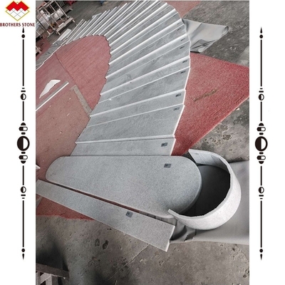 ODM/OEM personalizado de mármol cristal blanco para escaleras de hilo de ónix escalera de mármol en Foshan