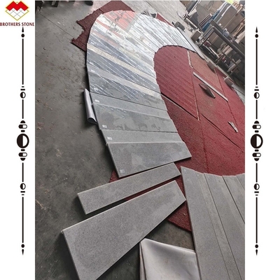 ODM/OEM personalizado de mármol cristal blanco para escaleras de hilo de ónix escalera de mármol en Foshan